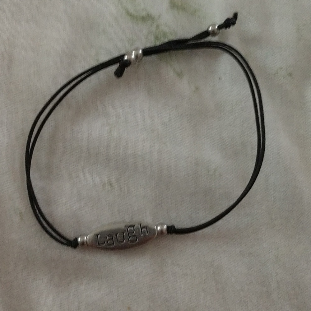 Silver Laugh/Sing Bracelet